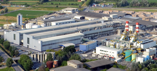 La fabbrica Ds Smith a Porcari (Lucca)